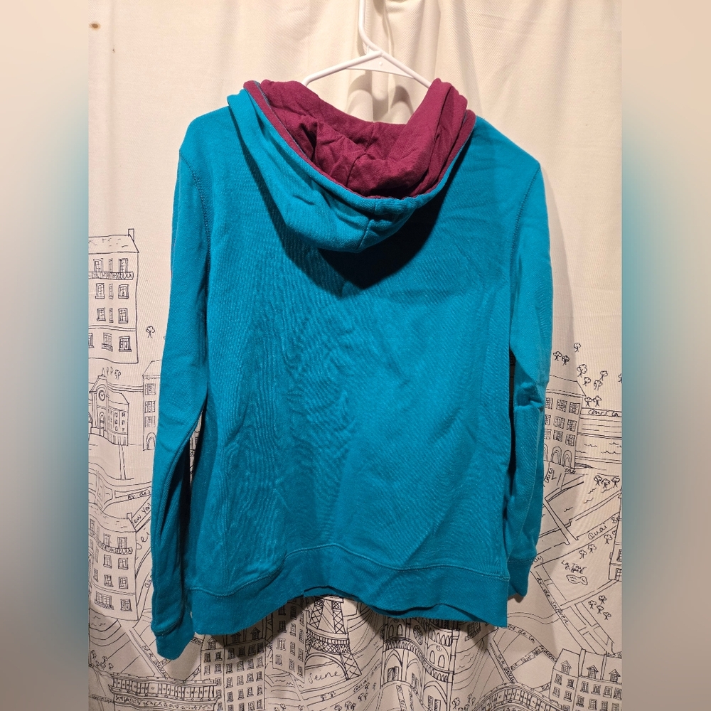 NWOT Women's Browning Deer Stag Teal And Purple Sweatshirt Hoodie Size Medium - Picture 11 of 11